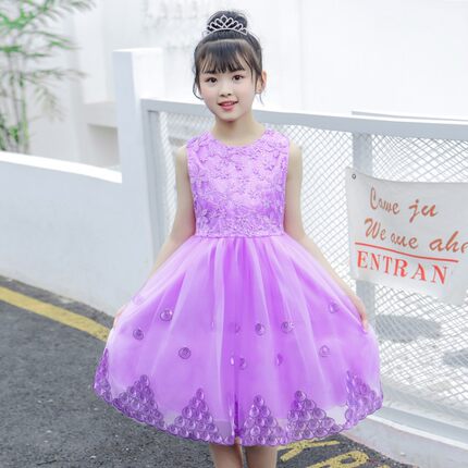 公主裙女童夏季童装洋气儿童夏装连衣裙小女孩礼服纱裙夏款裙子潮