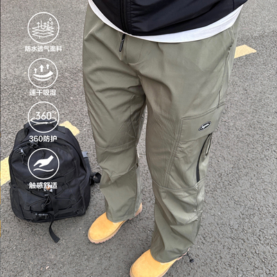 【Satjdm】国潮卡其绿工装裤