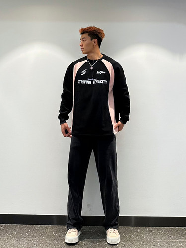 SATJDM圆领拉链重磅卫衣