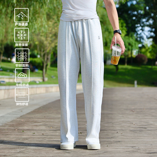 棉户外跑步健身运动直筒保暖宽松休闲弯刀裤 长裤 卫裤 Satjdm美式