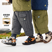 子宝宝加厚棉裤 裤 冬季 嘟嘟家儿童裤 长裤 男童工装 休闲裤 女童衣服潮