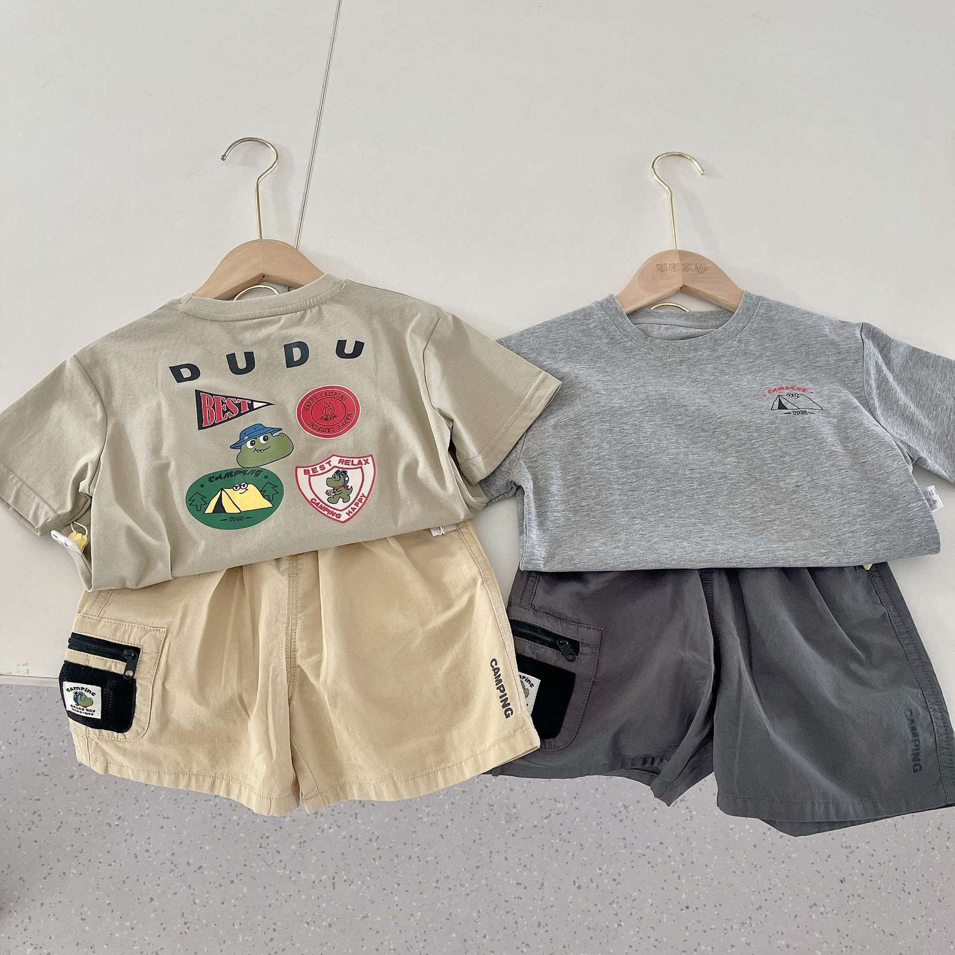 【夏季穿搭清仓】嘟嘟家男童短袖T恤夏装宝宝女童卡通婴儿短裤