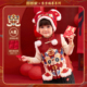 嘟嘟家宝宝冬季 男童红色新年衣服 马甲儿童拜年服立体女童马夹年装