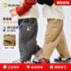 子儿童春秋衣服童装 潮 宝宝纯棉长裤 女童裤 100%全棉 男童休闲裤