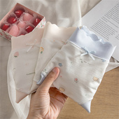 女生夏季 薄款 中腰可爱2024新款 无痕60S莫代尔内裤 女士三角裤 裸感