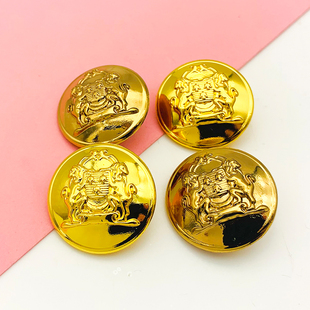 高级感金属大衣扣子金色C家西装 饰扣 纽扣圆形风衣外套毛衣钮扣装