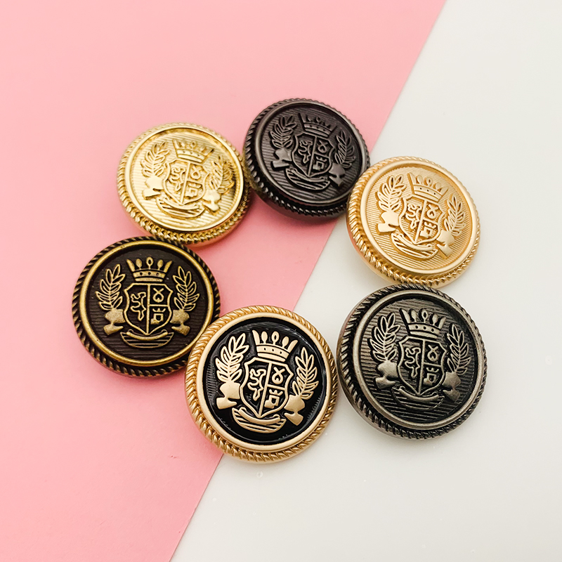 高端制服钮扣jk金色麦穗西装扣子