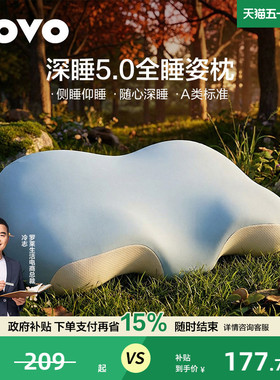 罗莱家纺LOVO枕头枕芯记忆棉枕深睡分区护颈椎助睡眠成人学生宿舍