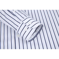 var high-end DP ready-to-wear no-iron men's shirt, wide striped business base, long-sleeved casual top, Spring and Autumn new style thumbnail 6