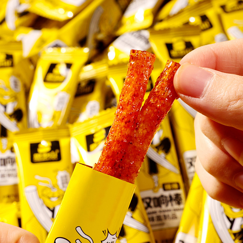 思乡山小辣棒大面筋辣条麻辣解馋