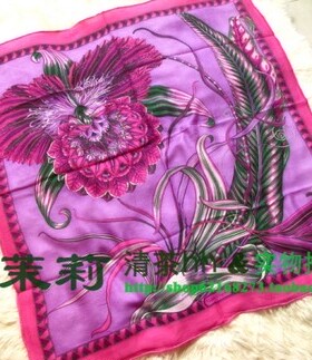 羊绒高档披肩秋冬季丝绸大方巾