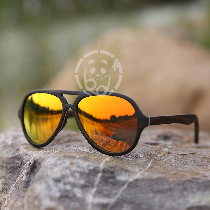 飞行员式男士开车驾驶运动旅游黑色大木框蛤蟆镜偏光墨镜太阳眼镜