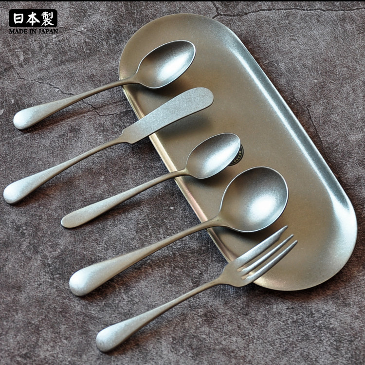 日本进口青芳复古不锈钢哑光银西餐具牛排刀叉咖啡勺搅拌勺黄油刀,餐饮具,西餐餐具套装,淘宝优惠券,粉丝福利购,淘宝优惠卷
