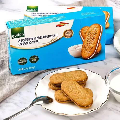 西班牙谷优进口酸奶夹心谷物饼干