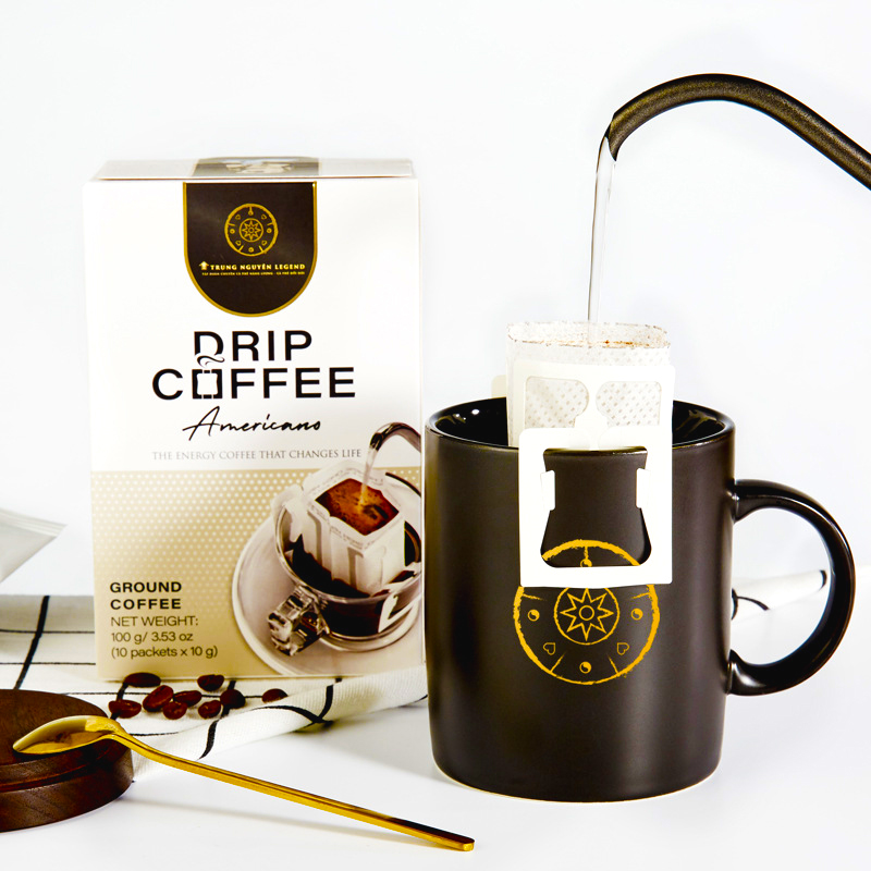 Drip Coffee 越南进口中原G7现磨挂耳咖啡粉无蔗糖美式黑咖啡100g 咖啡/麦片/冲饮 挂耳咖啡 原图主图