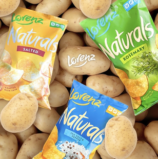 Lorens Chips 德国原装进口劳仑兹薯片休闲零食土豆片膨化 100g