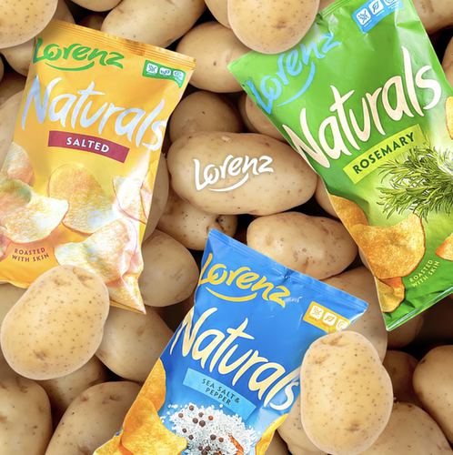 德国原装进口劳仑兹薯片100g袋装