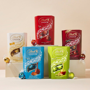 瑞士进口瑞士莲软心巧克力球牛奶黑巧克力圣诞节年货糖果喜糖零食