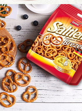 Salt Pretzel 波兰进口劳仑兹迷你饼干圈蝴蝶型蛋糕点心装饰品90g