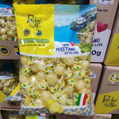 开市客代购 意大利进口perle di sole柠檬味糖果700g 柠檬糖