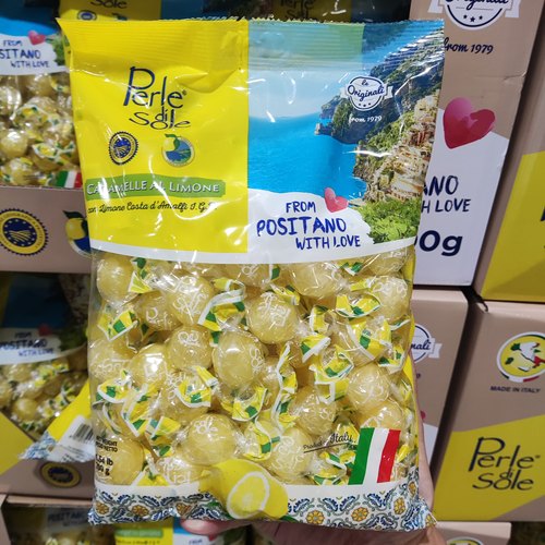 开市客代购 意大利进口perle di sole柠檬味糖果700g 柠檬糖