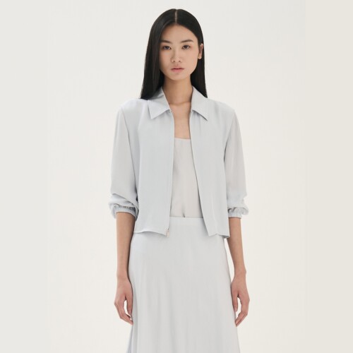 Theory 2026春夏新品女装 三醋酯短款翻领夹克 Q0209116