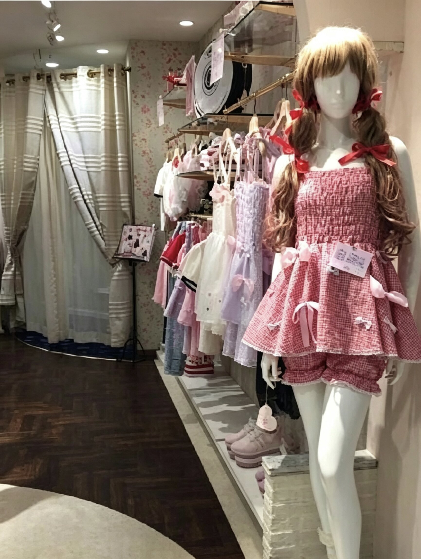 软妹二次元swankiss甜美风裤裙图片
