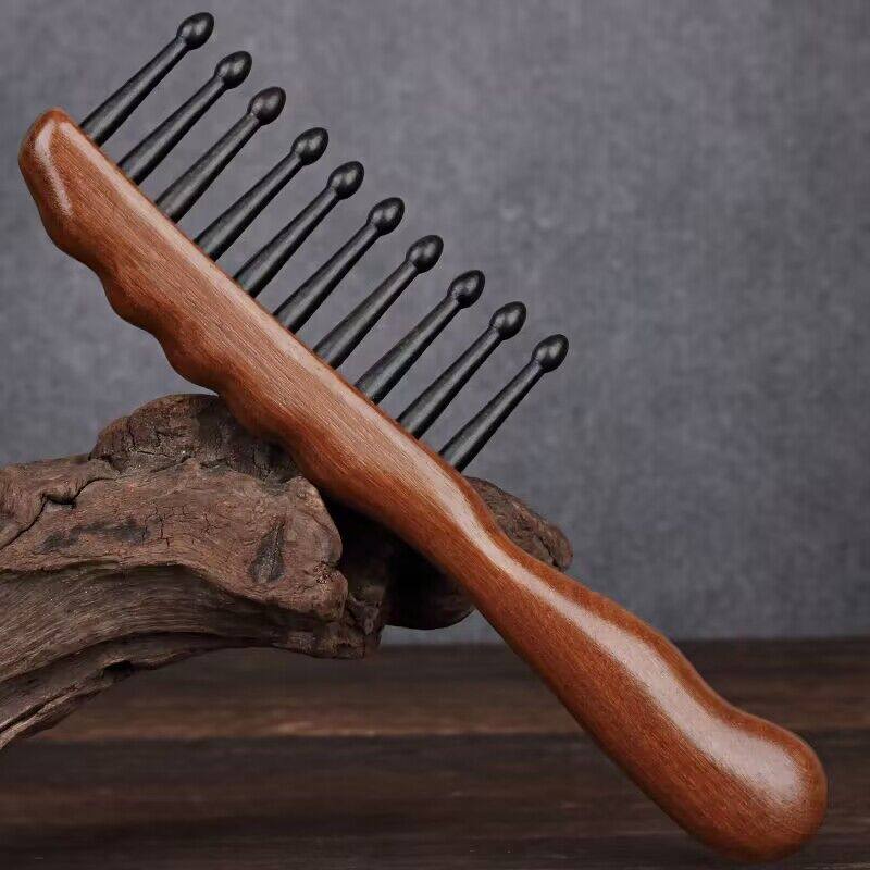 头疗宽齿梳20cm大尺寸梳子