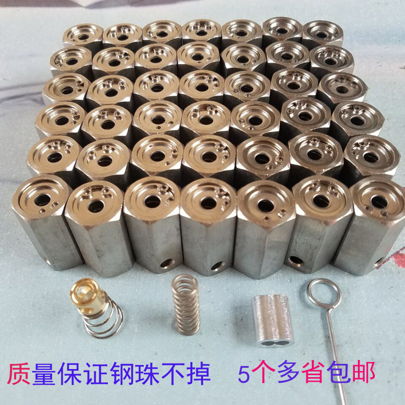 单向锁头钢丝紧固件304不锈钢越抽越紧集装箱捆绑黄铜锁芯