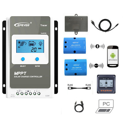 Tracer1210AN 10A-100A MPPT太阳能电池板充放电控制器12V24V现货