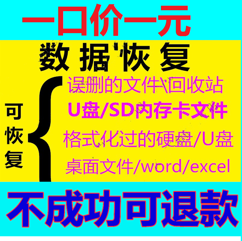 电脑数据嗨恢复软件误删文件格式化回收站清空数还原格式文件大师