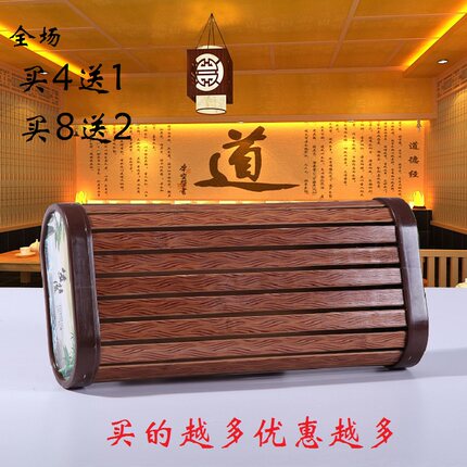 麻将空心枕竹枕竹藤枕头家居枕空心枕夏天麻将凉枕头汗蒸房用枕