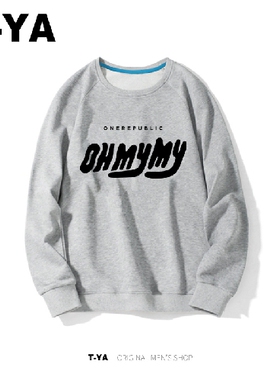 OneRepublic共和时代乐队圆领卫衣加绒春秋款宽松青少年长袖T恤