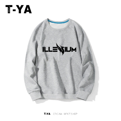 加绒薄款长袖T恤卫衣可来图定制