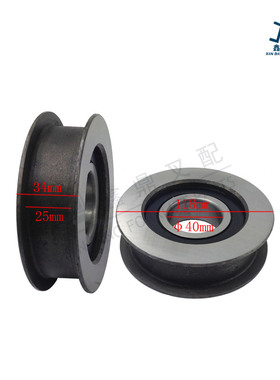 叉车配件适用合力2-3.5吨链轮轴承780708K凹槽轮链条导轮H槽轮