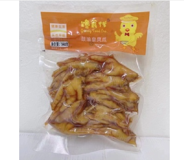 现货包邮馋食代豉油皇凤爪348g追剧解馋鸡爪休闲鸡肉零食下酒菜
