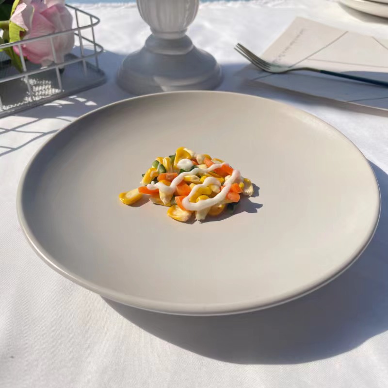 陶瓷西餐盘釉下彩北欧风