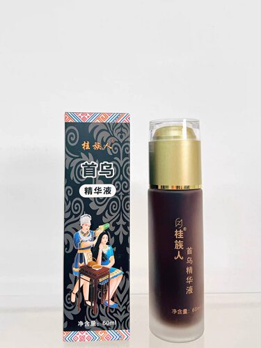 【花粉团购】桂族人首乌精华液高复购头发白转黑毛囊滋养液60ml