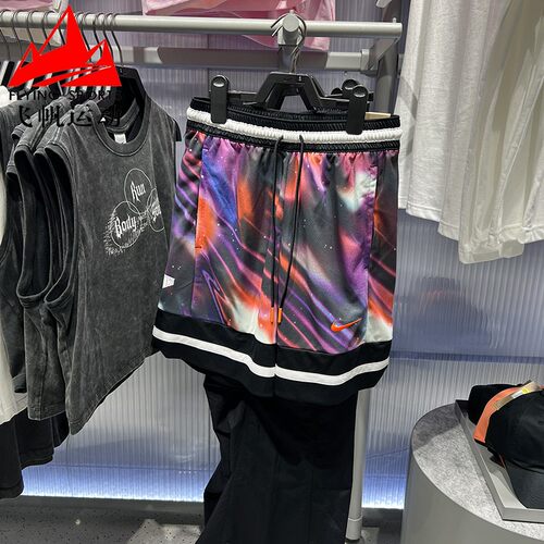 Nike耐克男子2026夏新款复古印花速干篮球运动休闲短裤IR6283-100