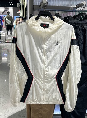 耐克男装2026夏季撞色轻便防晒皮肤衣运动连帽夹克外套IB7256-100