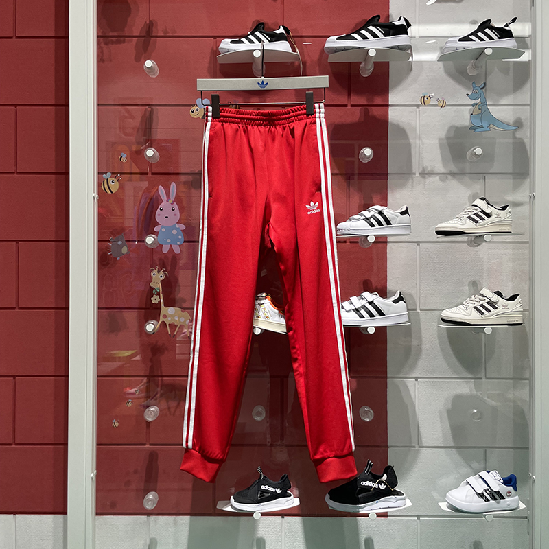 阿迪达斯束脚针织休闲长裤男裤