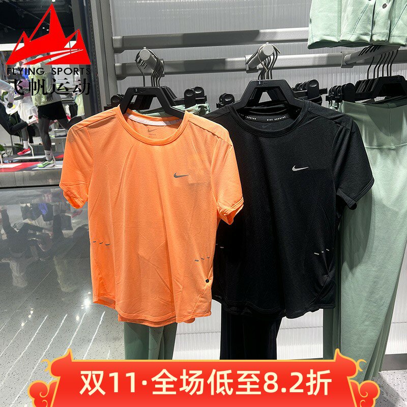 耐克女装2026夏季款速干柔软跑步短袖圆领运动T恤 IF1681-852-010