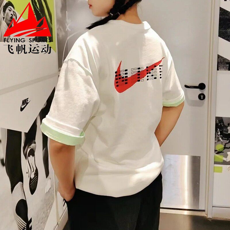 Nike短袖男装2024夏款小口袋时尚满分全对透气运动T恤HF6594-100