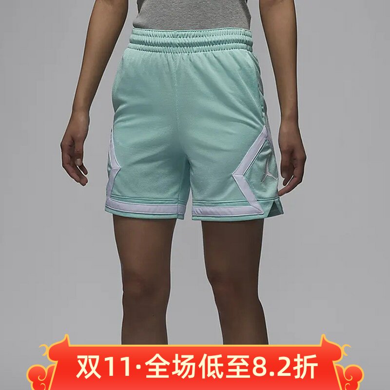 条纹撞色透气篮球训练五分裤耐克