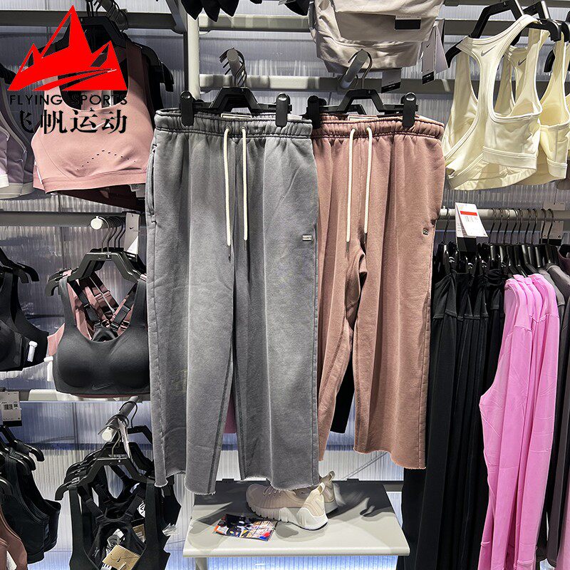 耐克男裤2026春款针织宽松直筒小标系列篮球九分裤II3924-010-502