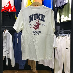 耐克女装2025夏款宽松透气海狸鼠图案舒适休闲短袖T恤 IH0826-133
