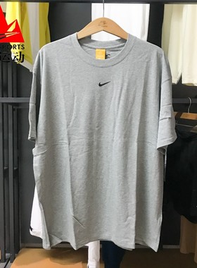 耐克男装2026夏季款透气舒适字母印花休闲运动短袖T恤 FN7663-063