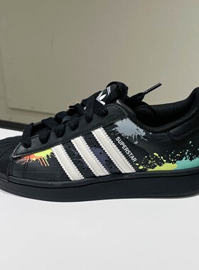 阿迪达斯三叶草男女鞋2026秋SUPERSTAR 2代贝壳头经典板鞋 LA3775