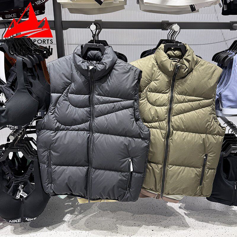 Nike耐克男装2025冬拒水防寒保暖运动休闲羽绒马甲背心IH2369-222