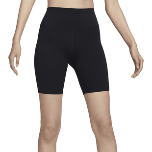 耐克女裤2024秋新款高弹紧身透气健身训练休闲运动短裤FN3207-010